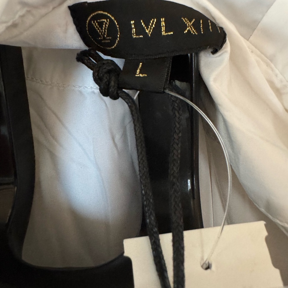‼️DEAL OF THE DAY LVL Men's White and Black Performance Jacket - Picture 8 of 9